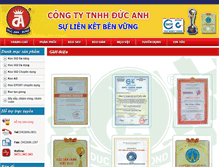 Tablet Screenshot of ducanhbond.com.vn